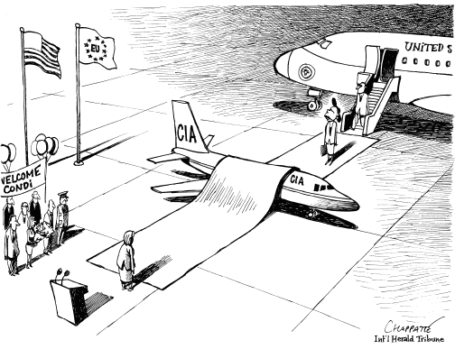 Rice en de CIA-vluchten